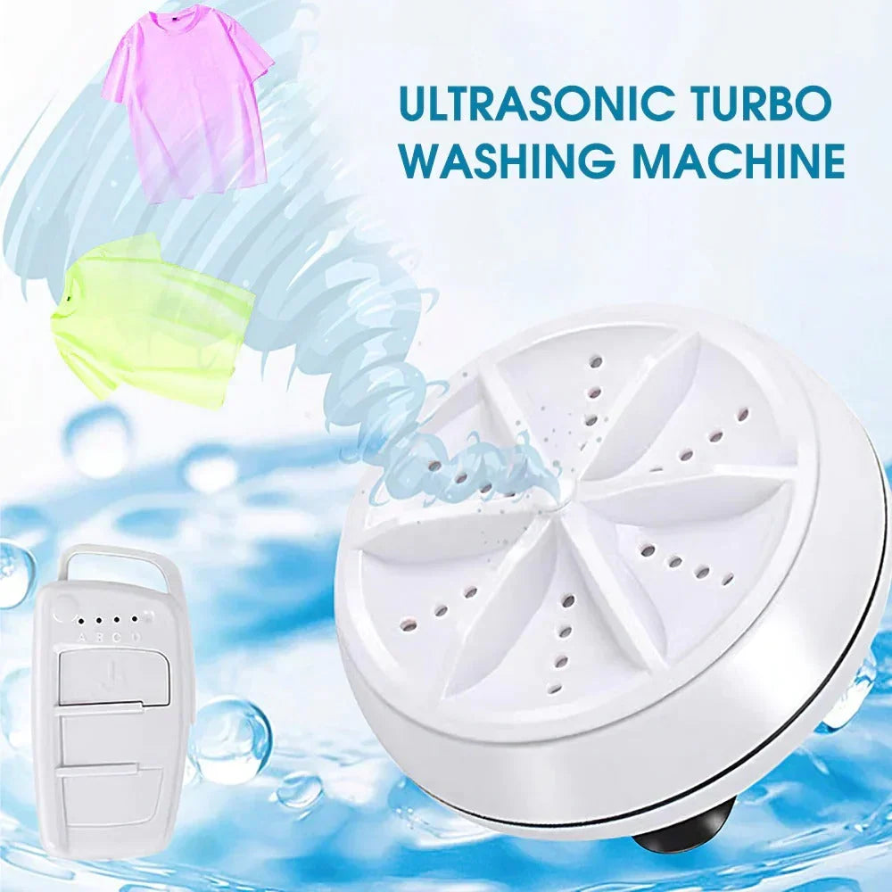 Mini machine à laver à ultrasons portable💦