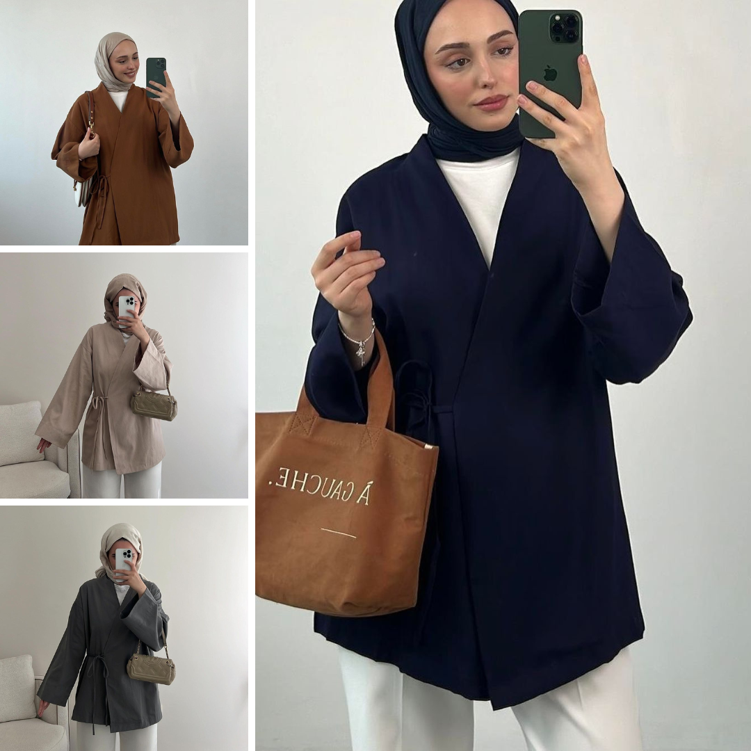 LINEN KIMONO ST