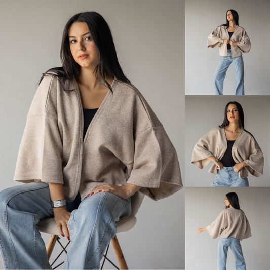 cropped kimono HIVER