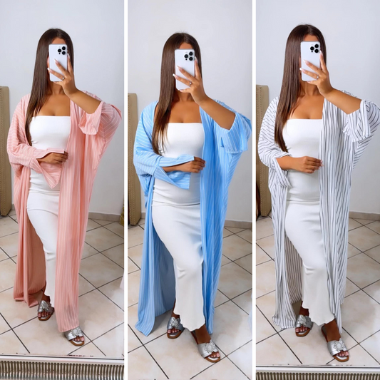 Kimono à rayures