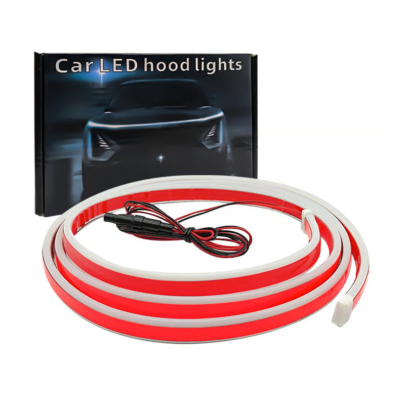 🚘 شريط LED ديناميكي لغطاء المحرك