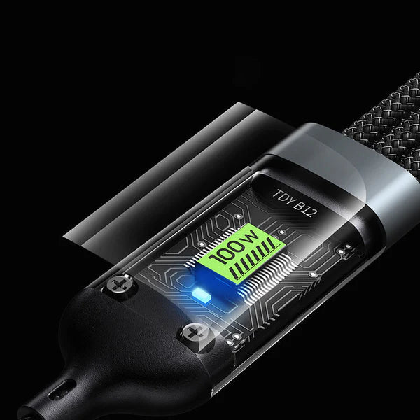 Câble de Charge Rapide 3-en-1