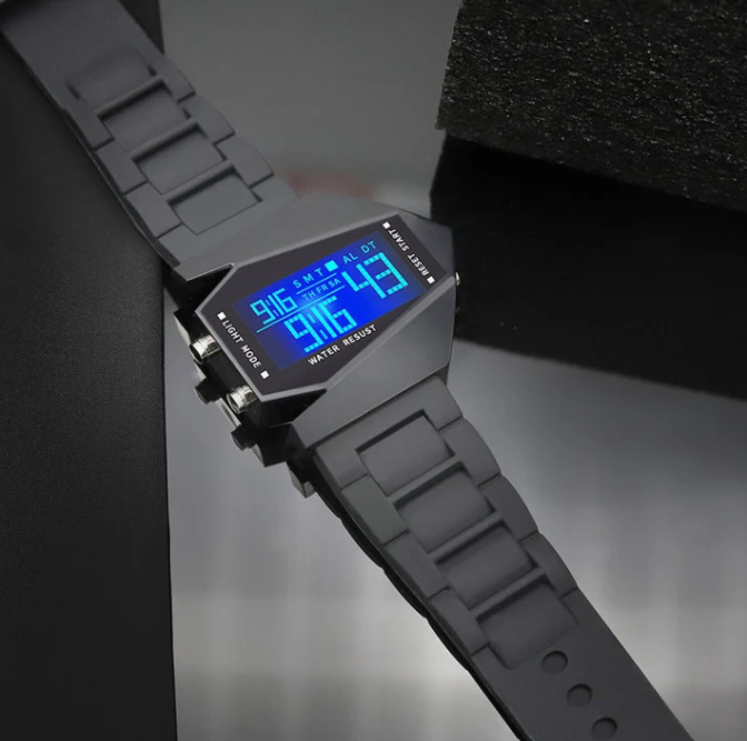 ساعة الطائرة المضيئة LED ✈️⌚