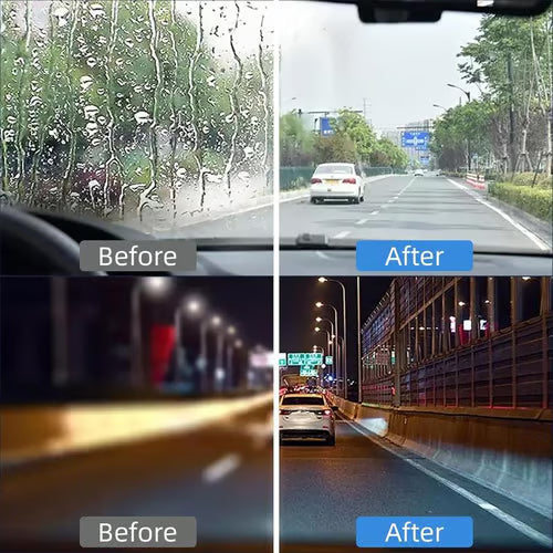 فرشاة تنظيف الزجاج وإزالة طبقة الزيت