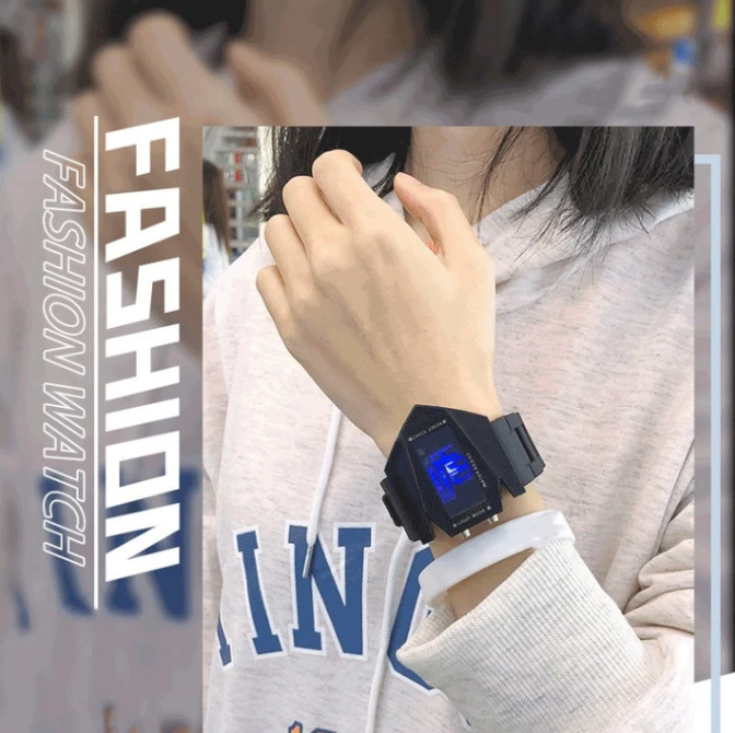 ساعة الطائرة المضيئة LED ✈️⌚