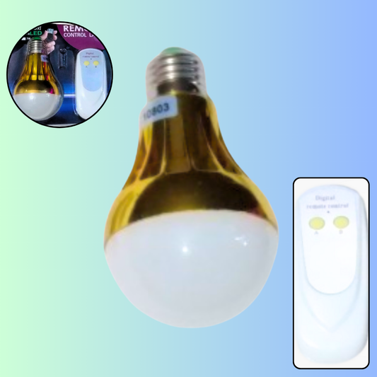 مصباح مع جهاز تحكم عن بعد
