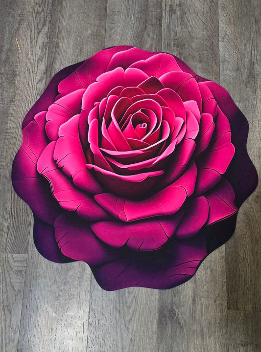 سجادة زهور ثلاثية الأبعاد 🌺(مانعة للإنزلاق)